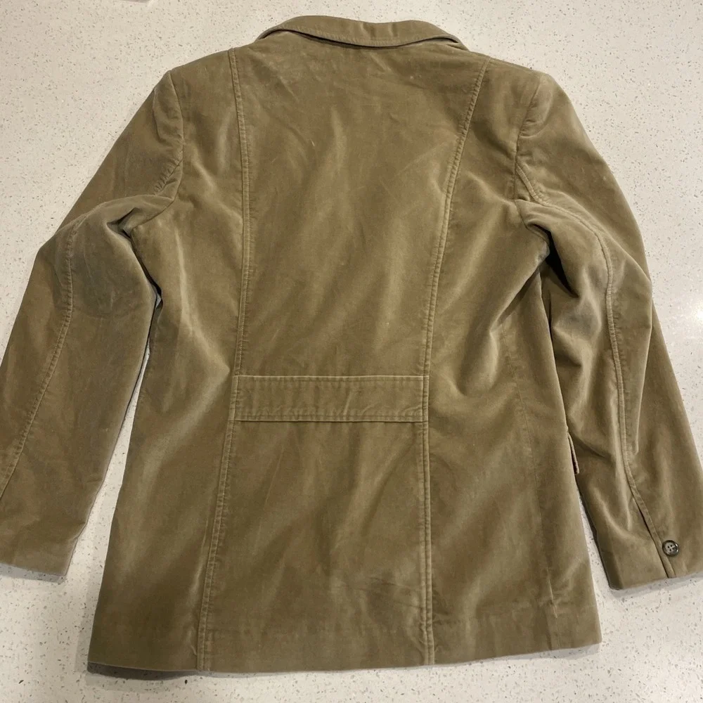 Claiborne Modern Fit Blend Sport Coat Blazer Soft Jacket 42R Khaki Beige Tan NWT